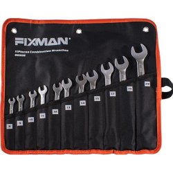 Fixman 11 Pieces Combination Spanner Set 8-9-10-11-12-13-14-15-17-19-22
