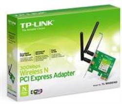 TP-link 300MBPS Wireless N Pcie Adapter Retail Box 2 Year Limited Warranty product Overviewwireless N PCI Express 2.0 X1 Adapter TL-WN881ND Allows You To Connect A