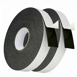 High Density Foam Tape Weather Stripping Insulation Soundproofing Closed Cell Foam Single Side Adhesive Tape 1 4"T-1 2"W-33FT