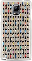 Colorful Records DVD Music Movies Pattern Clear Hardshell Case For Galaxy Note 4 By Debbie's Designs