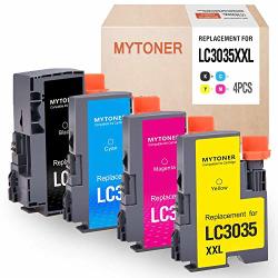 Mytoner Compatible Ink Cartridge Replacement For Brother Lc 3035 LC3035 XXL LC3035XXL LC3035BK C M Y For Brother MFC-J995DW MFC-J995DW XL Inkjet All-in-one Printer Black Cyan Magenta