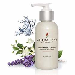 Australiana Botanicals- Lemon Myrtle & Lavender Everyday Hand & Body Lotion - Sensitive Dry Cracked Skin For Men And Women.