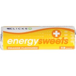 Clicks Energy Sweets Orange 12 Pack