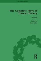 The Complete Plays Of Frances Burney Vol 2 Hardcover