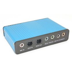 Sienoc 6CH USB Optical Sound Box Audio 5.1CH Card Adapter For Laptop PC