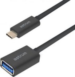 Astrum A53060-B USB Type-c To USB 3.0 Female Adapter