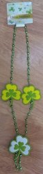 St Patrick's Day Shamrock Necklace