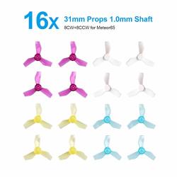 Betafpv Gemfan 16PCS 31MM 3-BLADE Props With 1.0 Mm Shaft Micro Whoop Drone Propellers For Tiny Whoop Fpv Racing Whoop Like METEOR65 Quadcopter
