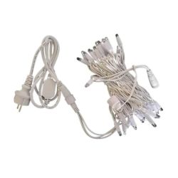Engineering Grade IP65 Rubber Cable LED String Fairy Light Cool White 10M