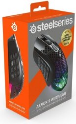 Steelseries - Aerox 9 Rgb Optical Wireless Lightweight Gaming Mouse - Black