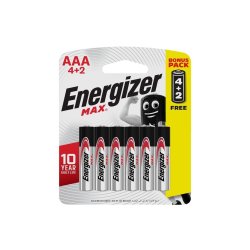 Energizer Max Aaa Alkaline Batteries 4 PC
