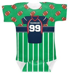 Rnk Shops Football Jersey Baby Onesie 3-6 Personalized