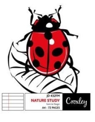Croxley Jd432fm F&m 72 Page Nature Study A4 Softcover Book Pack Of 10