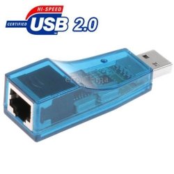 Storite usb 2.0 To Lan RJ45 Ethernet Network Card Adapter 10 100 Mbps Laptop PC Network USB Lan Converter Card Support Winxp Linux Os - Blue