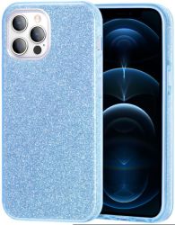 Glitter Sparkle Bling Protective Case For Iphone 12 Pro Max - Blue