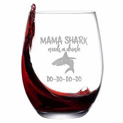 Baby Mama Shark Wine Glass Stemless Novelty Wine Glasses For Women With Sayings Funny Shark Gifts Cup Accessories For Mom Friends Prices Shop Deals Online Pricecheck