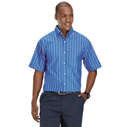 President Stripe Lounge Short Sleeve Shirt - S m l - Barron - New - 3 Colours