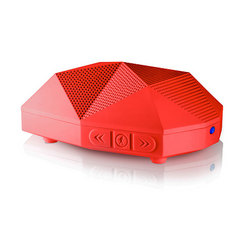 Turtle Shell 2.0 Red Go Anywhere Ruggerd Wireless Bluetooth Speaker