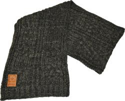 Jeep Knitted Scarf - Black grey
