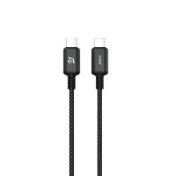 S120 60W Usb-c To Usb-c Charge Cable Black