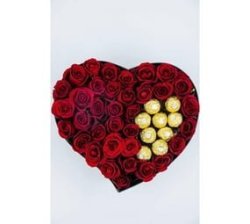 Red Roses & Ferrero Rocher Gift Box