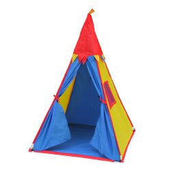 Toy - Tent T-pee Red Blue And Yellow