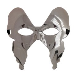 Silver Butterfly Womens Masquerade Mask
