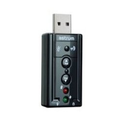 Astrum SC080 3D Sound Card USB2.0 Mic Aux Controls