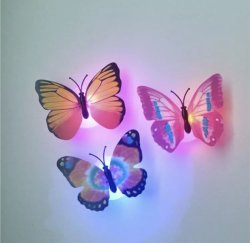 3 PC Butterfly LED Lights Beautiful Decoration - Webstore Sa