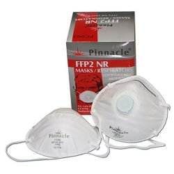 Pinnacle FFP2V Dust Mask with Valve Box of 20