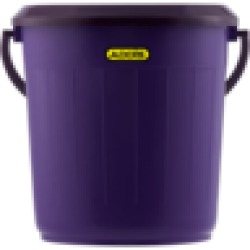 Addis Purple Bucket With Lid 15L