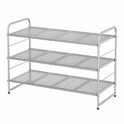 Deals On Nex 3 Tier Shoe Rack Stackable Metal Shoe Shelves Storage Organizer Rack Compare Prices Shop Online Pricecheck