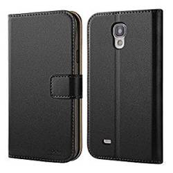 HOOMIL Galaxy S4 Case Premium Leather Case Samsung Galaxy S4 Phone Cover Black
