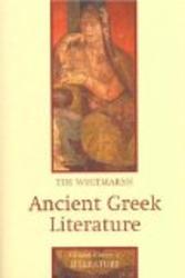 Ancient Greek Literature Cultural History of Literature