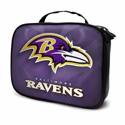 Na Ravens To Celebrate 100 Years Of The N-f-l Toiletry Bag Travel Makeup Pouch Cosmetic Square Coin Purse