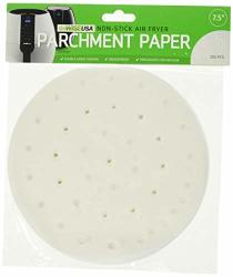 Gowise USA Perforated Parchment Non-Stick Liners for Air Fryers 100 Pack