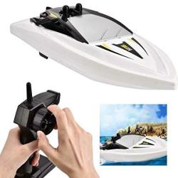 Skyco H116 Rc Boat 2.4GHZ Small Size Remote Control Electric Rc Racing Boats Toy For Kids Men Girls Adults Pool Lake Outdoor Use White Color