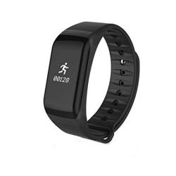 Wc-kyt Smart Bracelet Fitness Bracelet Activity Tracker With Heart Rate Monitor Bluetooth Connection For Fitness Daily Travel Color : Black
