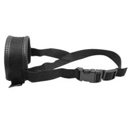 Nylon Dog Muzzle For Small Medium Large Dogs Prevent From Biting Barking And Chewing Adjustable Loop - Black L