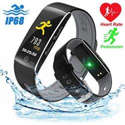 smartwatch with blood pressure oxygen heart rate & sleep quality monitor