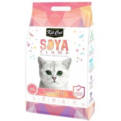 Kit Cat Soya Clumping Cat Litter 2.8KG - Confetti