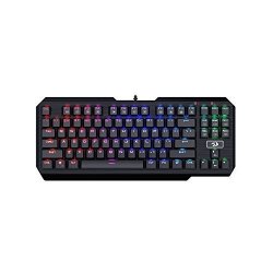 Redragon Gaming Keyboard Mechanical Keyboard K553 Usas By 87 Key LED Rgb Backlit Mechanical Computer Illuminated Keyboard With Blue Switches For PC Gaming Compact Abs-metal Design