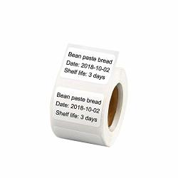 Jingchen Multi-purpose Self-adhesive Thermal Label Paper For Jingchen B11 And B3 Portable Label Printer Roll Of 320 Labels 30 X 20 Mm 1.2"X0.8"