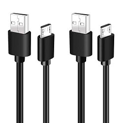 Scovee 6.6FT Micro USB Power Cable For Samsung Galaxy S7 J7 Fire Tv Intel Computer Roku HD Kids Edition Touch Keyboard Chromecast Azulle Quantum