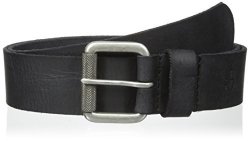 Timberland Accessories Timberland Men's 40MM Milled Pull Up Leather Belt Black 34