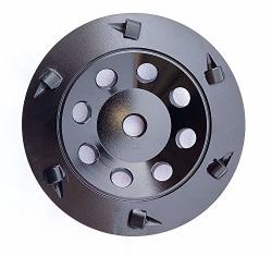 5 Inch Pcd Grinding Wheel 6 Segments For Remove Epoxy Glue Mastic Paint And Concrete Floor Surface Coating With 5 8"-11 Thread