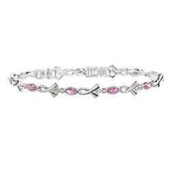 Avon Pink Hope Tennis Bracelet