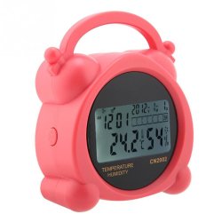 Thermometer Humidity CN002 5 In 1 Digital Hygrometer Alarm Clock For Home Office Hu