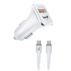 Pd Car Charger With Type C Cable