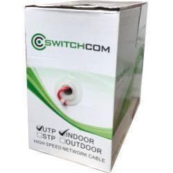 Switchcom C6-UTP-305-R CAT6 - Utp Indoor Red Cable - 305M Solid Copper